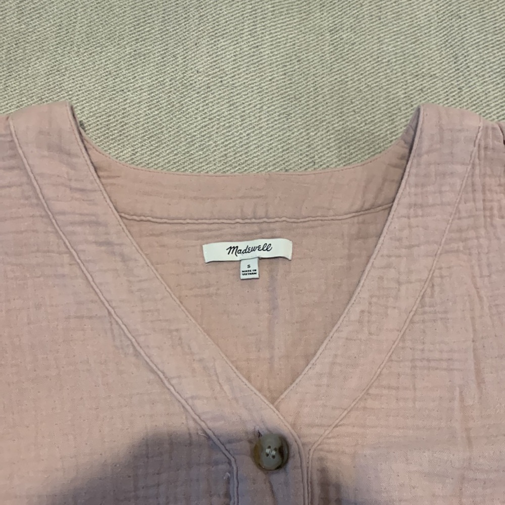 Madewell Mauve Color Top Size Small! - image 2